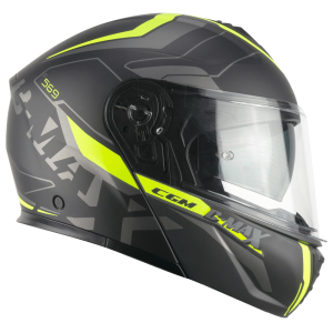CASCO CGM 569G C-MAX CITY NEGRO AMARILLO FLUOR MATE
