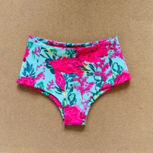 Calzon tiro alto turquesa mix