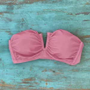 Peto strapless V rosa