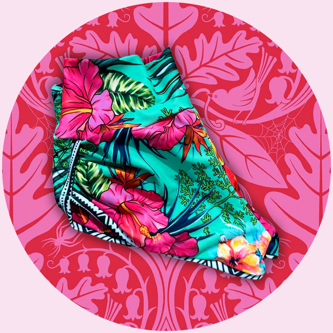 Shorty hibiscus turquesa - Imagen 2