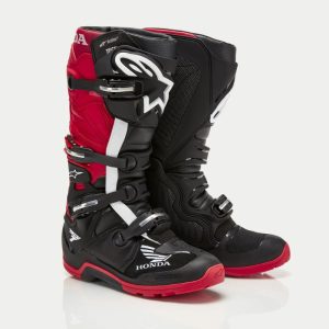 Botas Alpinestars HONDA TECH 7 ENDURO DRYSTAR BLACK BRIGHT RED