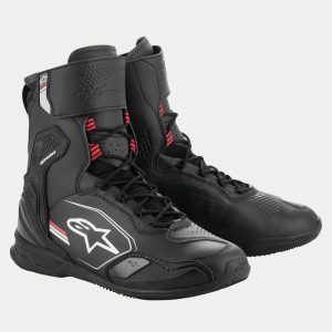 Botas Alpinestars SUPERFASTER BLACK GRAY BRIGHT RED