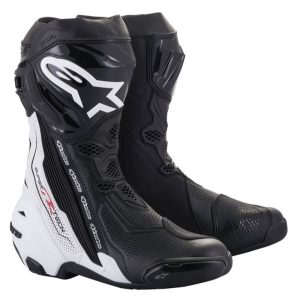 Botas Alpinestars SUPERTECH R VENTED BLACK WHITE