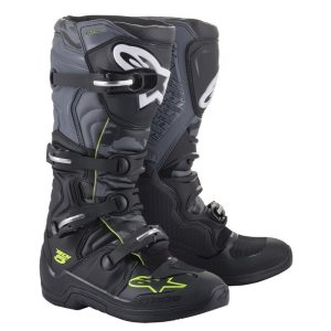 Botas Alpinestars TECH 5 BLACK COOL GRAY YELLOW FLUO
