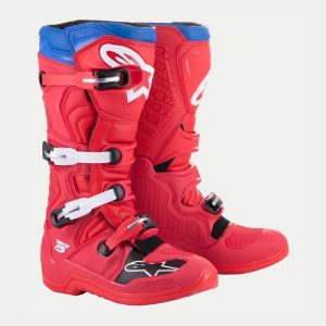 Botas Alpinestars TECH 5 BRIGHT RED DARK RED ALPINE BLUE