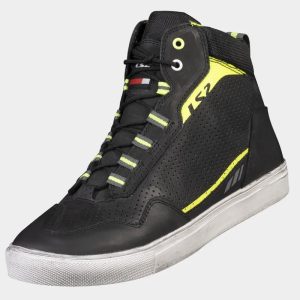 BOTAS LS2 MUJER ZOE BLACK H-V YELLOW