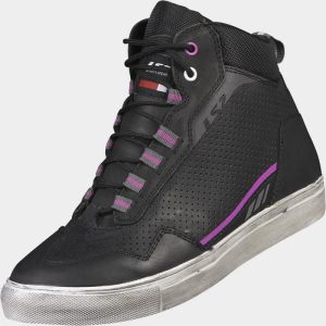 BOTAS LS2 MUJER ZOE BLACK PURPLE