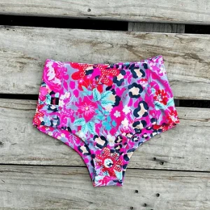 calzon tiro alto animal floral