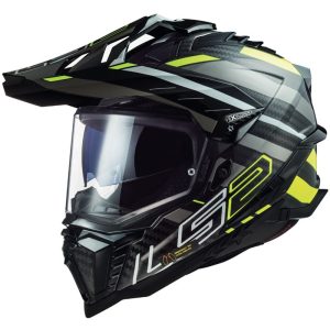 CASCO  LS2 MX701 EXPLORER C EDGE GL.BLACK H-V YELL-06