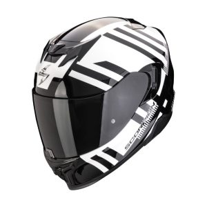 Casco Scorpion EXO-520 EVO AIR BANSHEE Blanca perla-Negro