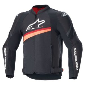 Chaqueta Alpinestars T-GP PLUS R V4 AIRFLOW BLACK RED FLUO