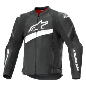 Chaqueta Alpinestars T-GP PLUS R V4 AIRFLOW BLACK WHITE